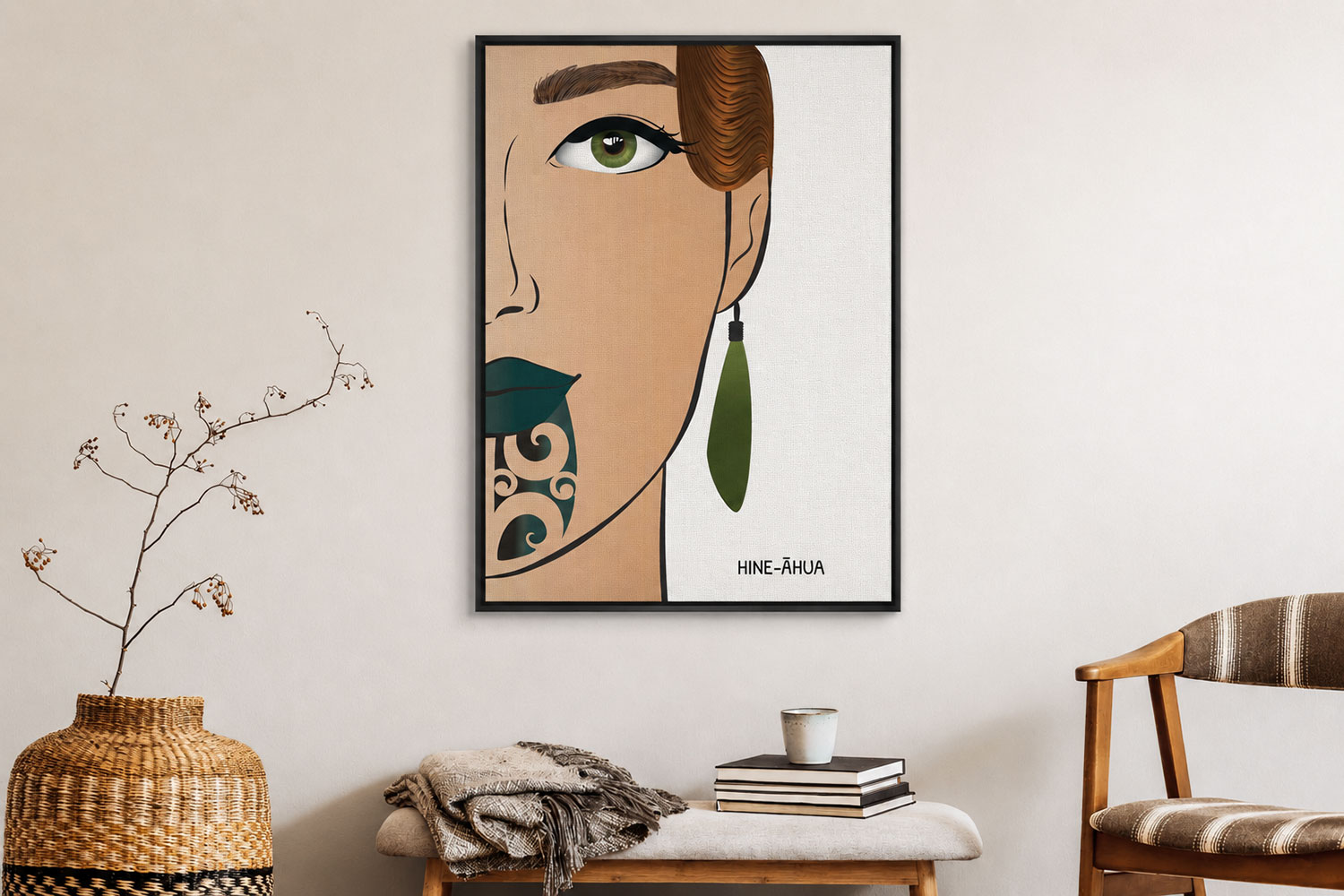 Hine-Ahua - best selling Maori-inspired art print by Willa Black Prints Auckland New Zealand