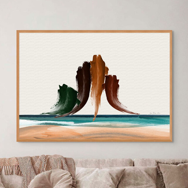 NZ Landscape Abstract Art Prints by Willa Black Prints