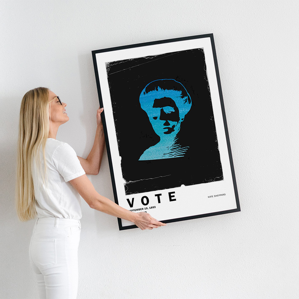 New Zealand Art Prints about historical moments in Aotearoa's history designed by Willa Black prints