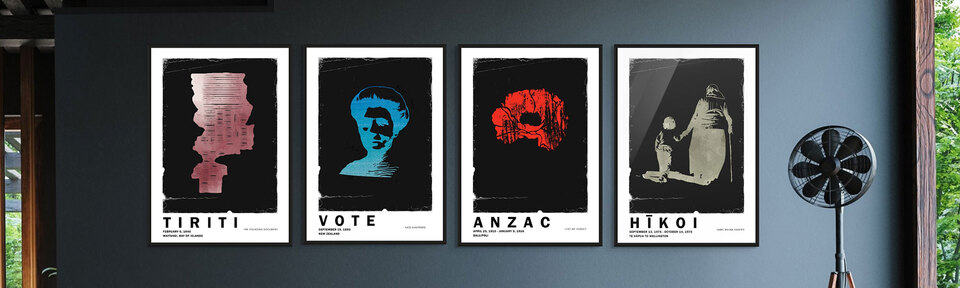 Art prints about New Zealand history by Willa Black