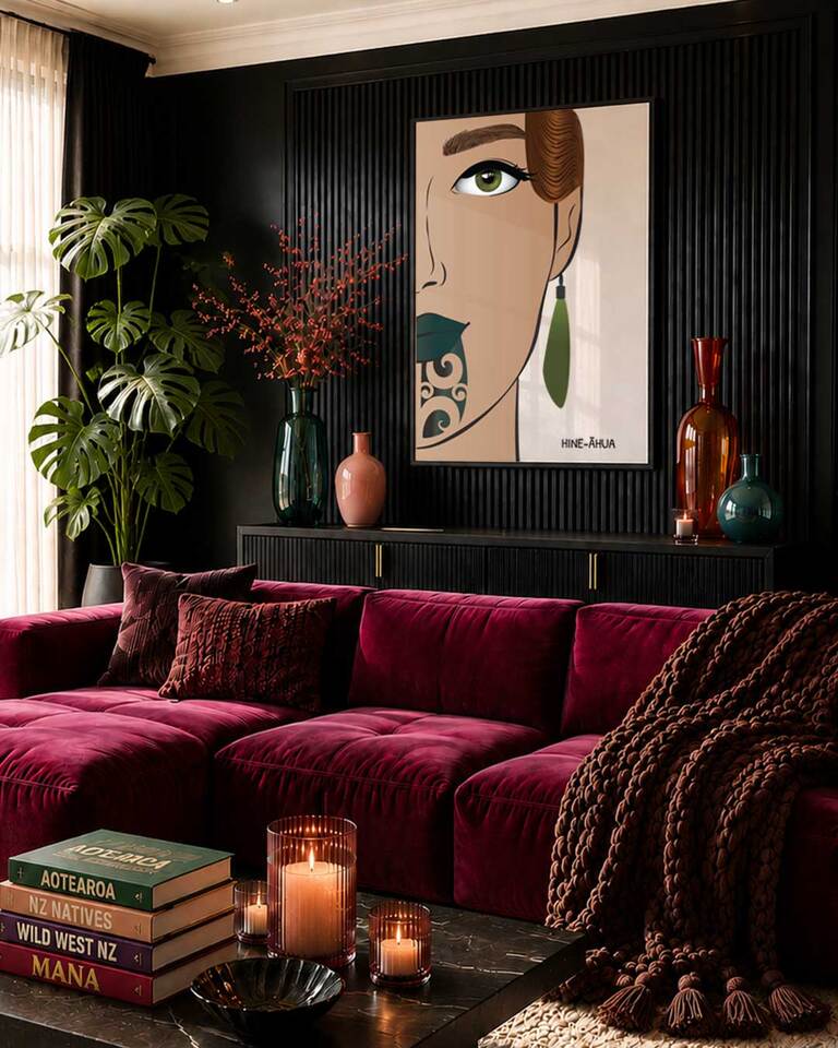Art for Causes — Awhi Mai limited edition Māori art print supporting Women's Refuge NZ — Willa Black Prints