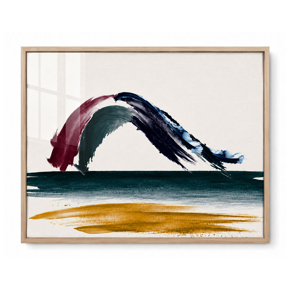 Link to glass frame option for willa black prints