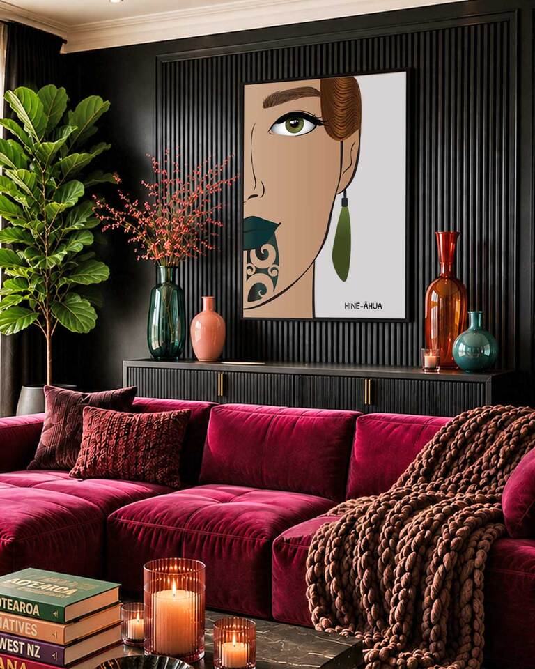 Art for Causes — Awhi Mai limited edition Māori art print supporting Women's Refuge NZ — Willa Black Prints