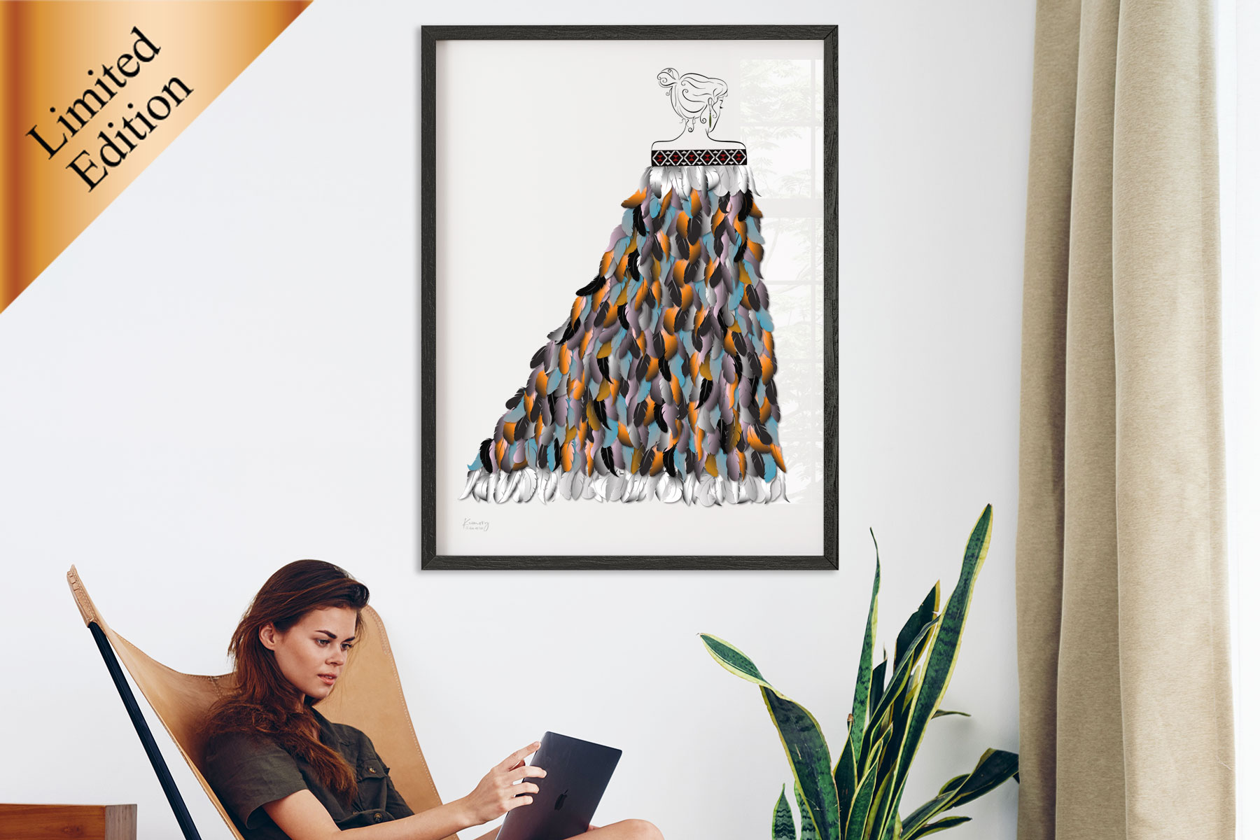 Te Kahu – Māori Cloak of Honour Art Print | New Zealand Heritage Wall Art