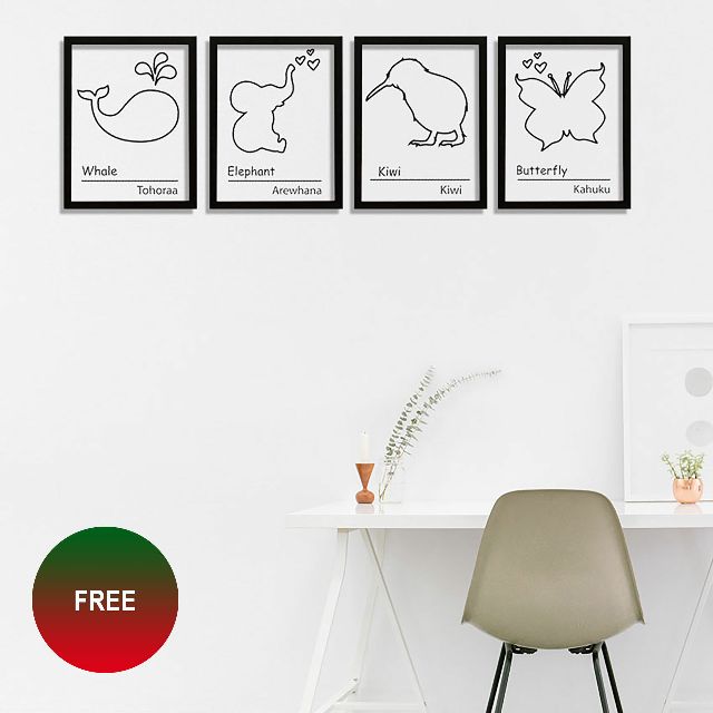 Chalky Prints - Learn Maori 
