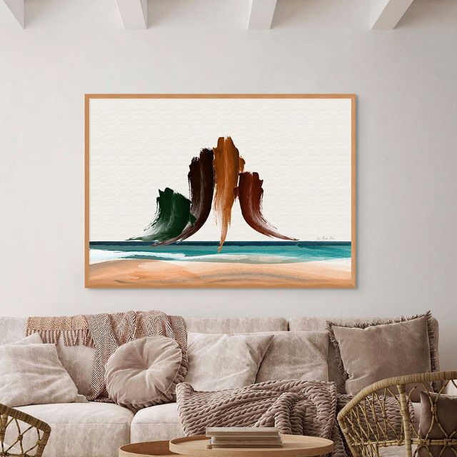 Lion Rock, Piha - New Zealand Landscape Abstract Art Print