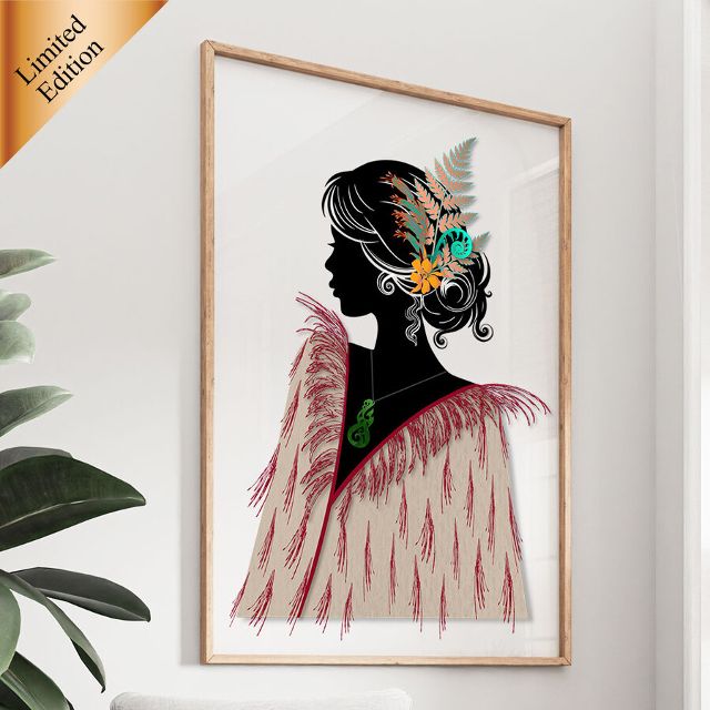 Maori Art Print - Awhi Mai - Limited Edition