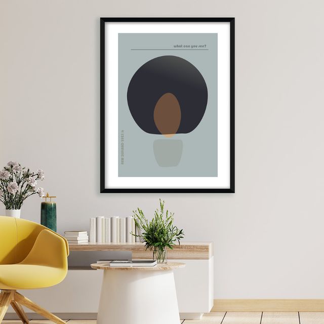 Silent Figures – Modern Abstract Art Print
